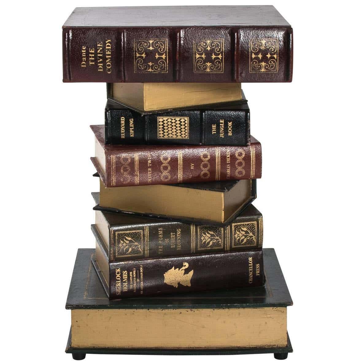 Stacked Book Table at 1stDibs | stack book table, stacked book end ...