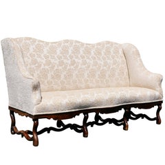 Louis XIV Walnut Settee