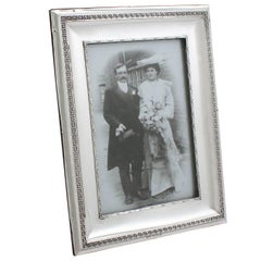 1908 Antique Sterling Silver Photograph Frame