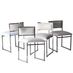 Willy Rizzo Style Chairs, Italia, 1970