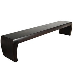 Finely Crafted Modern Low Bench