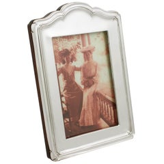 Antique 1910s Sterling Silver Photograph Frame