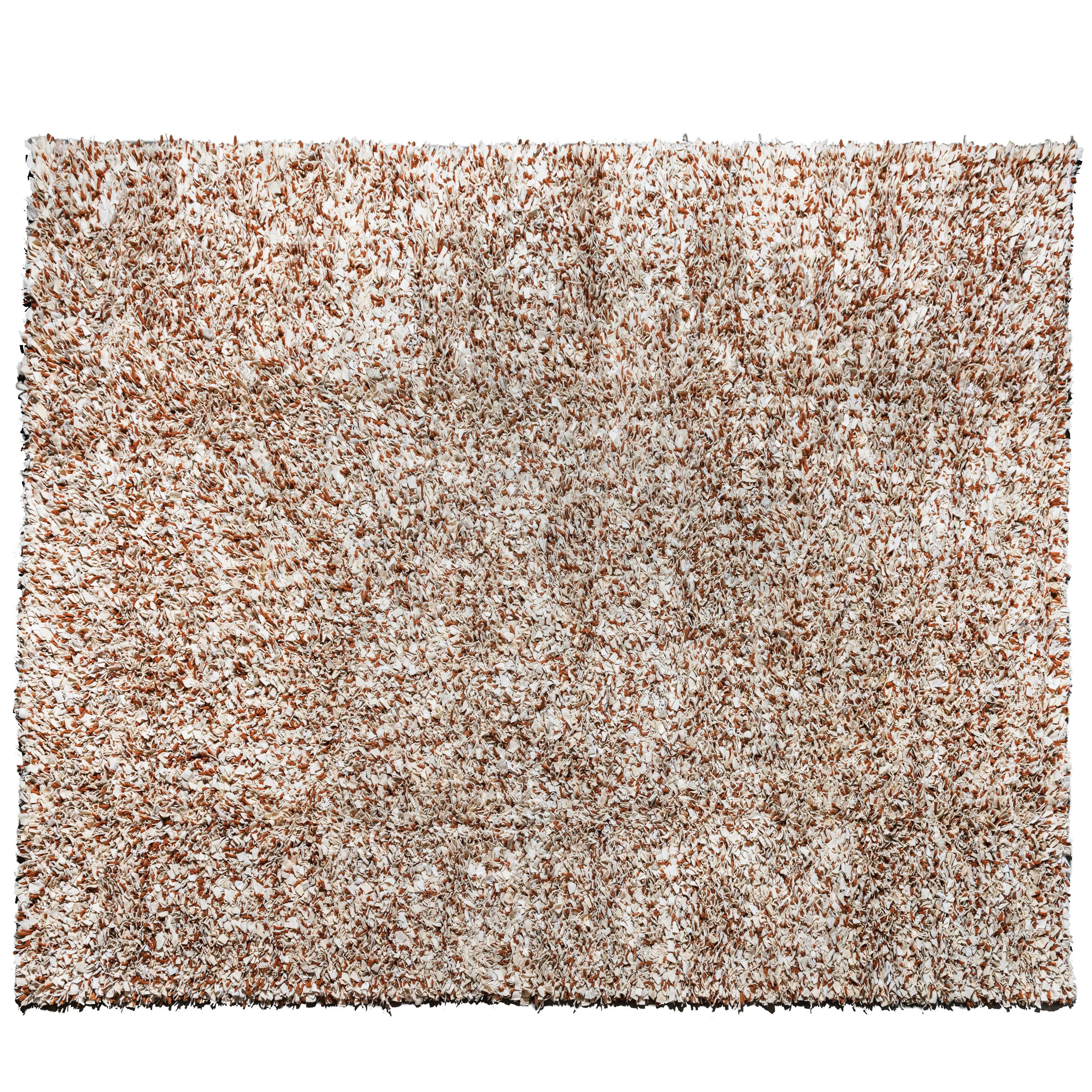 Jack Lenor Larsen Wool and Leather Carpet
