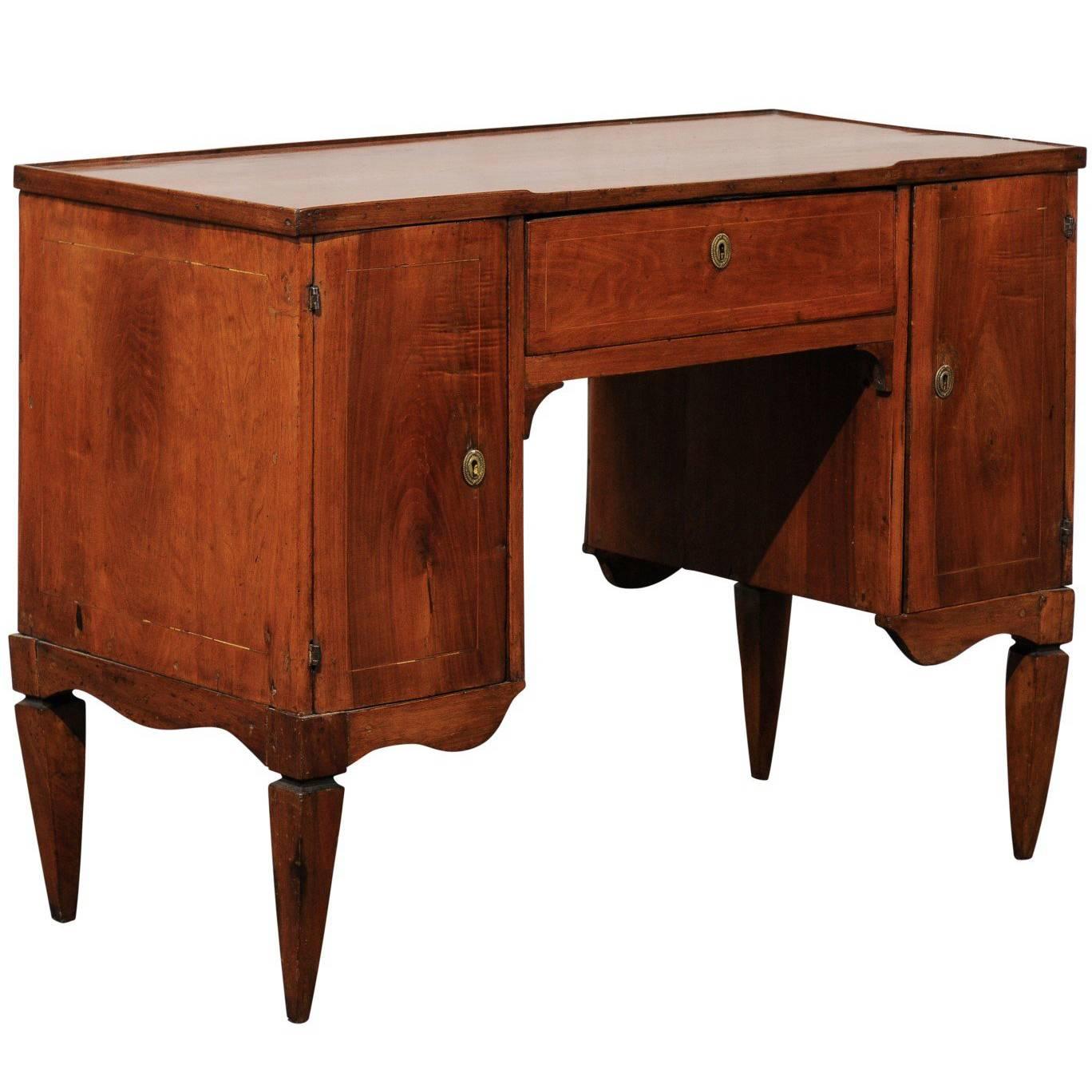 Probably 18th Century, Italian Fruitwood Desk For Sale