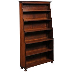 Early 19th Century English Regency Waterfall Bookcase