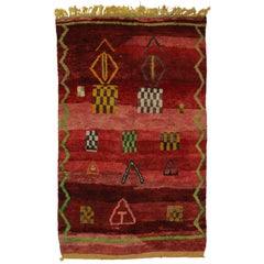 Berber Moroccan Rug with Modern Tribal Style