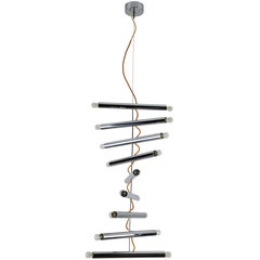 Rare Chandelier by Pia Guidetti Crippa for Lumi 3