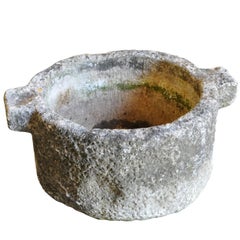 18th Century Hand-Carved Stone Vessel, Trough