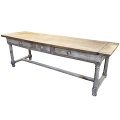 French 19th Century Trestle or Console Table