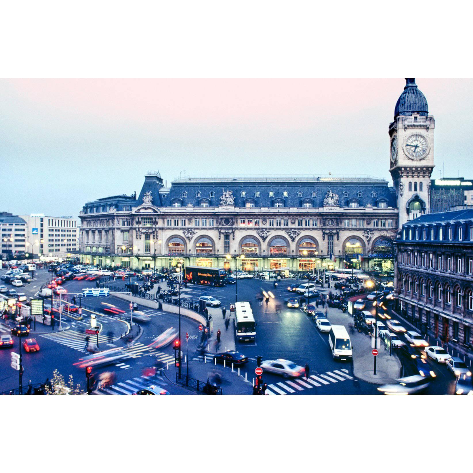 Gare De Lyon, Place Louis-Armand, Paris Color Photography by Gregg Felsen For Sale