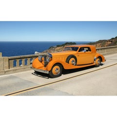 Color Photograph of a 1933 Hispano-Suiza J12 Vanvooren Coupe` by Gregg Felsen