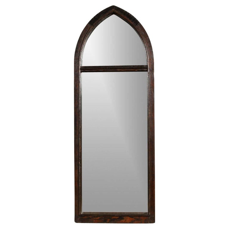 Antique Architectural Salvaged Mirror For Sale at 1stDibs