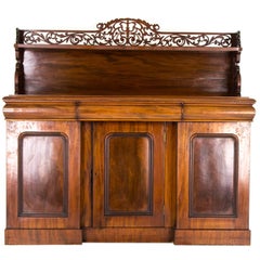 Antique Buffet Mahogany Sideboard Victorian Chiffonier, Scotland, 1870