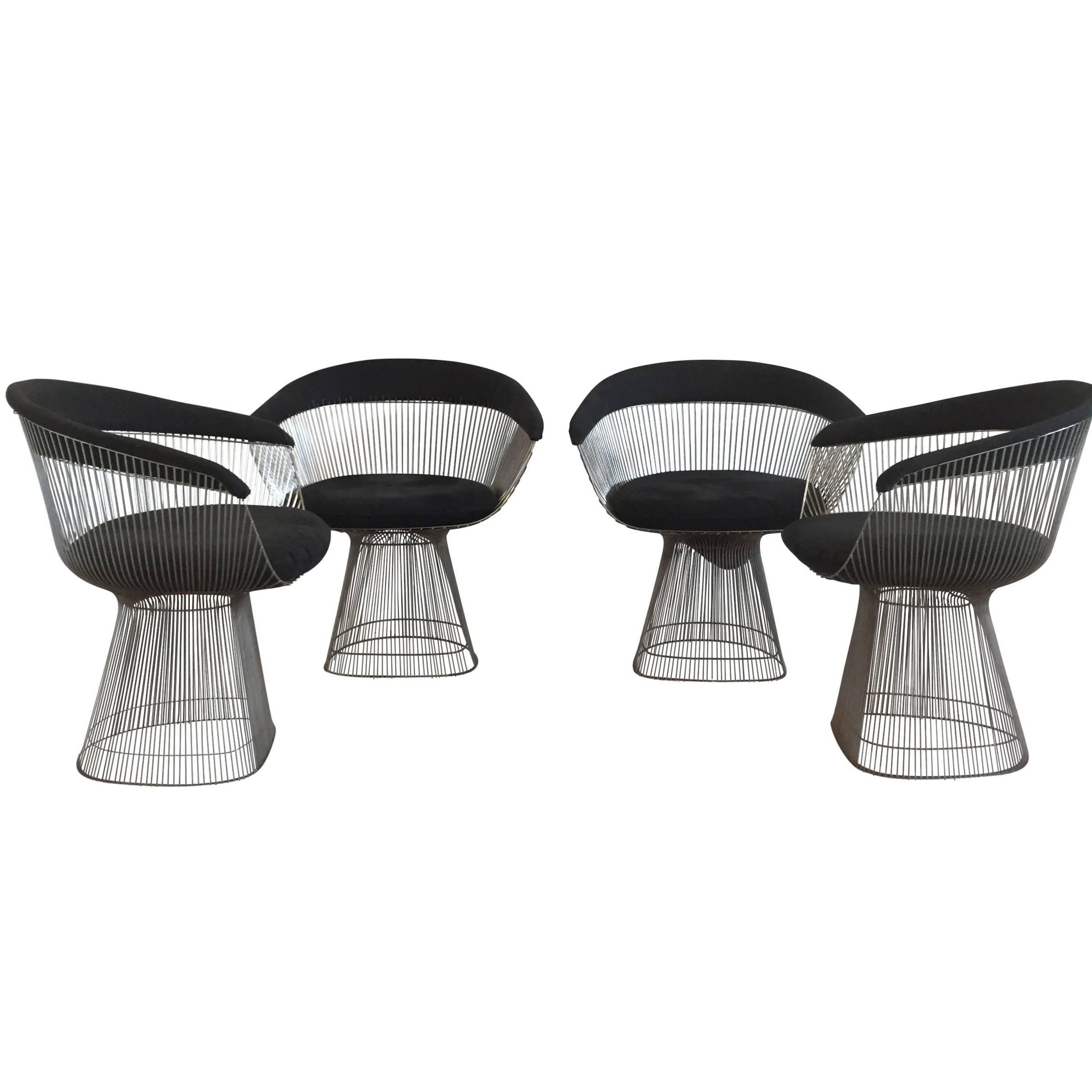 Warren Platner for Knoll Dining Chairs, Set of Four