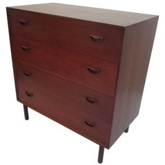 Peter Hvidt for John Stuart Teak Drop Front Desk or Vanity