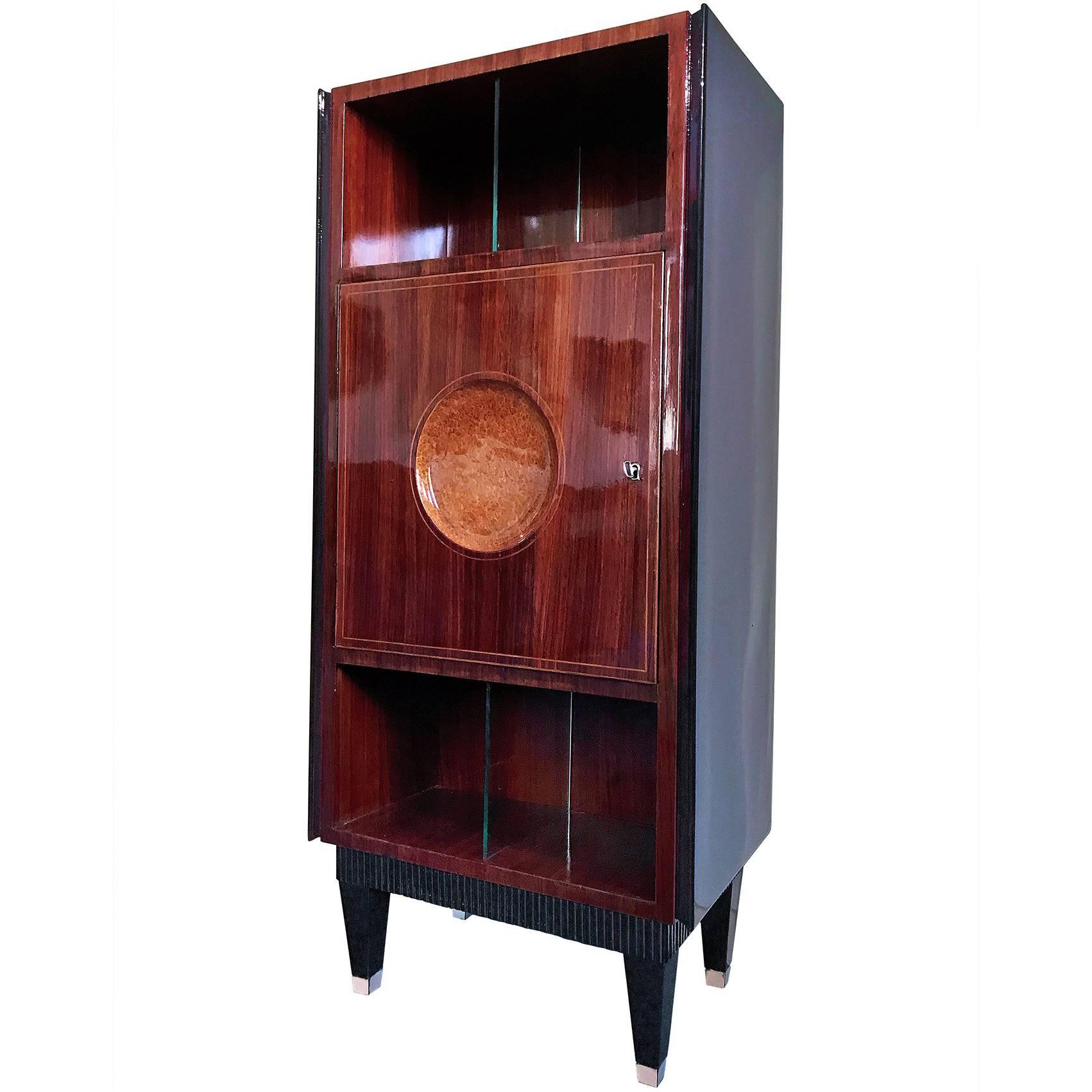 Italian Mid-Century Sideboard with Secretaire attributed to Paolo Buffa, 1950s For Sale