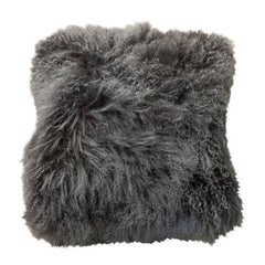 Tibet Lambskin Grey Pillows