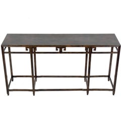 Asian Influenced Console Table by Baker