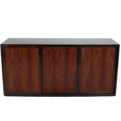 Modern Rosewood Chest or Credenza Designed by Harvey Probber