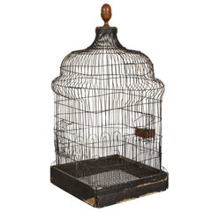 Antique Wire Bird Cage