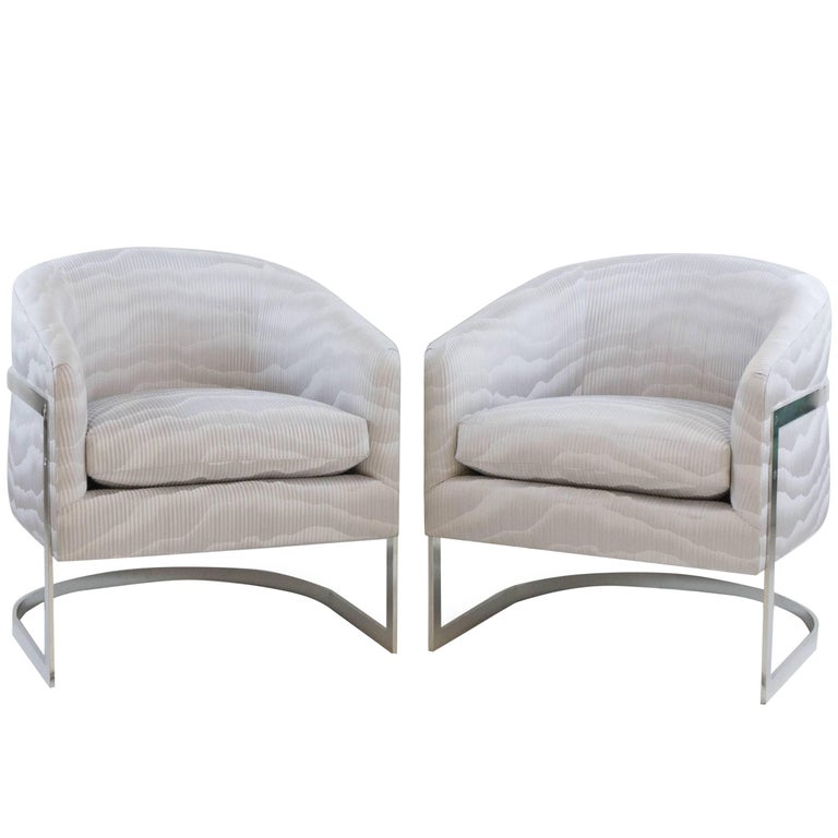 Art Deco Steel Bucket Chairs For Sale at 1stdibs