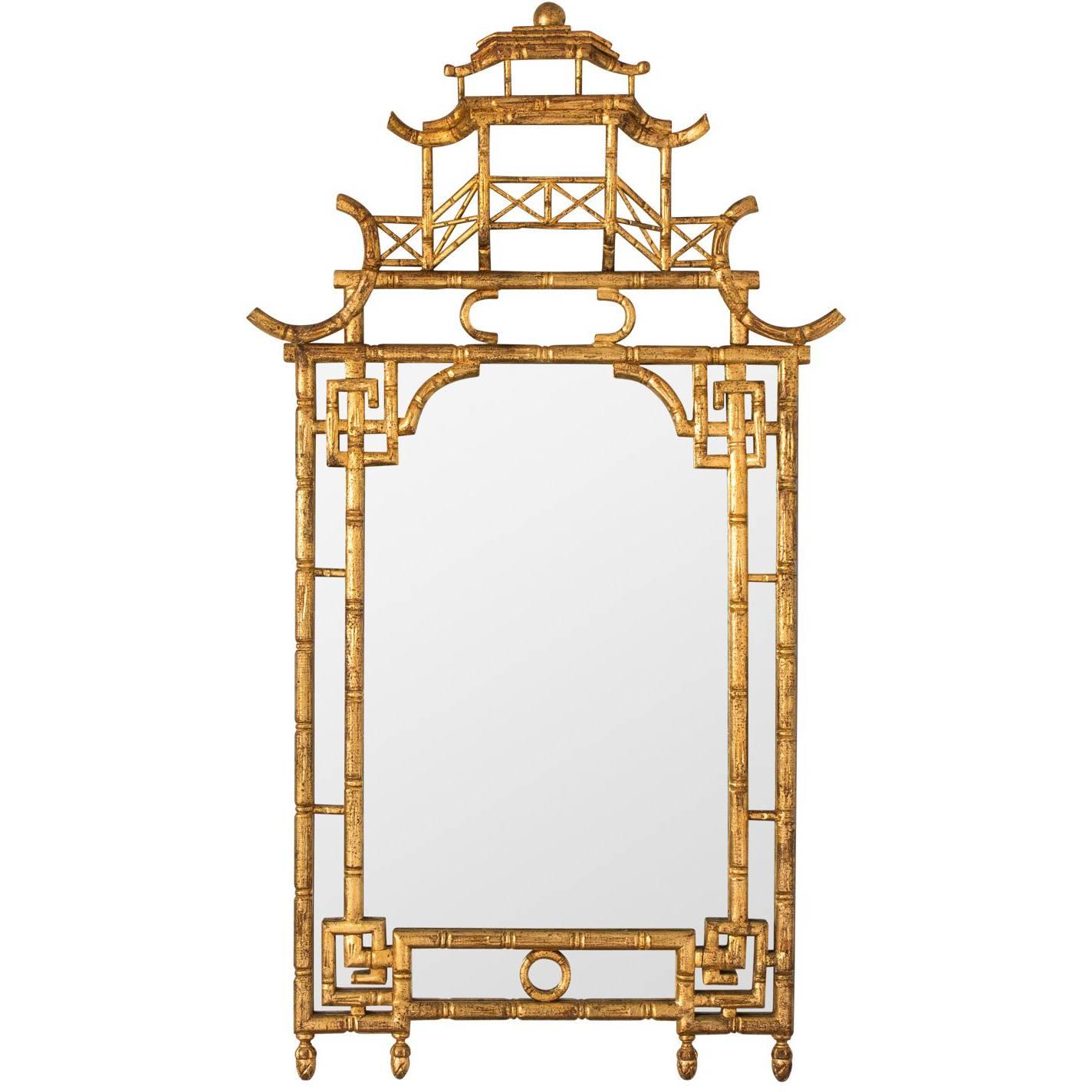 Chinoiserie Style Mantel Mirror
