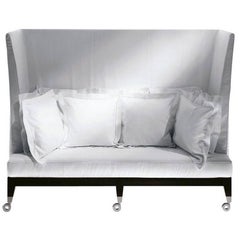 "Neoz" Castored Three-Seat High Back Sofa Designed by P. Starck for Driade