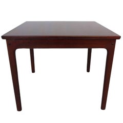 Mid-Century Modern Danish Mahogany Coffee/Side Table by Ole Wanscher