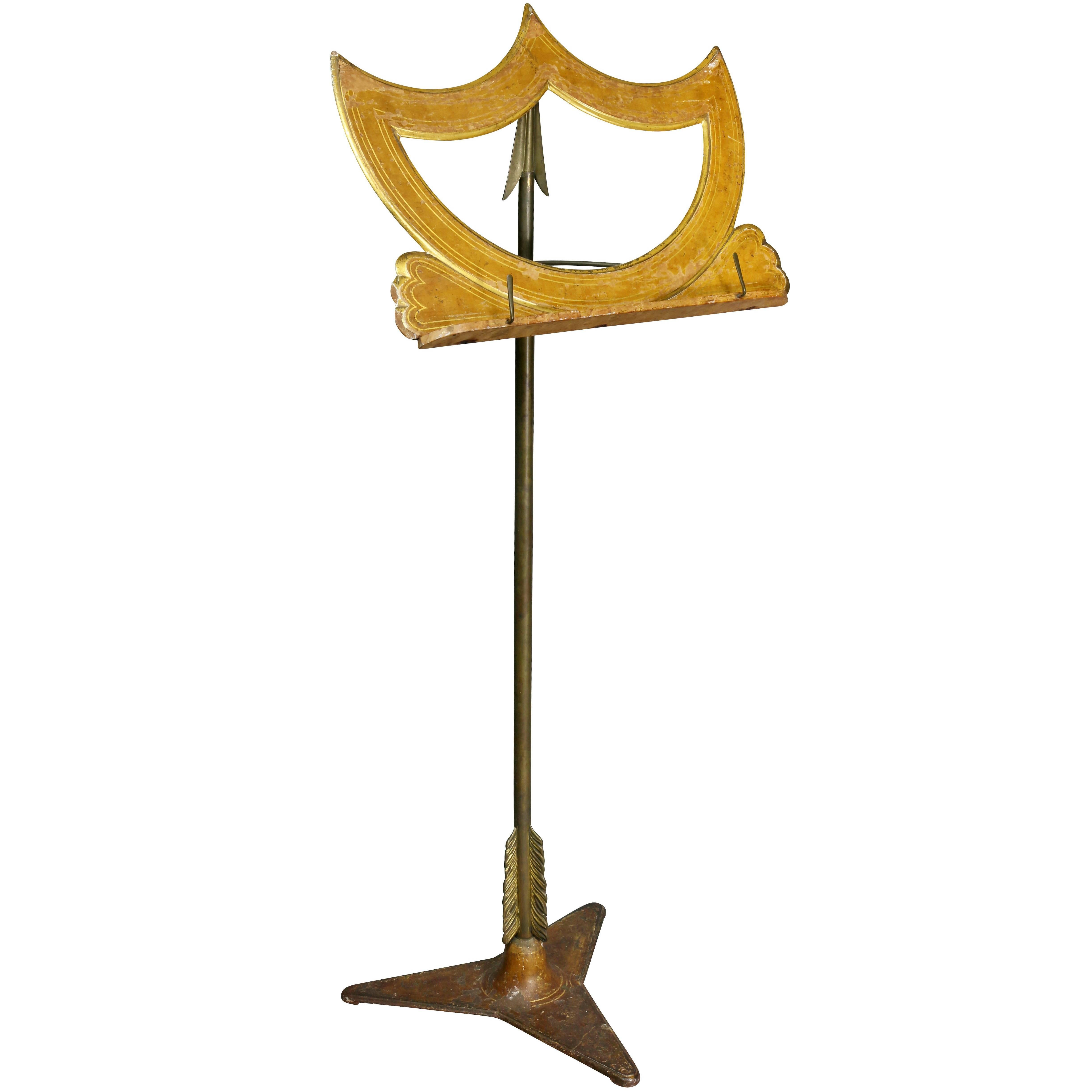 Directoire Painted and Brass Music Stand
