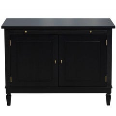 Randall Tysinger Ebonized Chest with Pull-Out Shelf