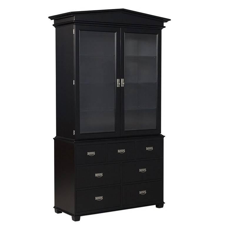 Randal Tysinger Modern Ebonized China Display Cabinet For Sale