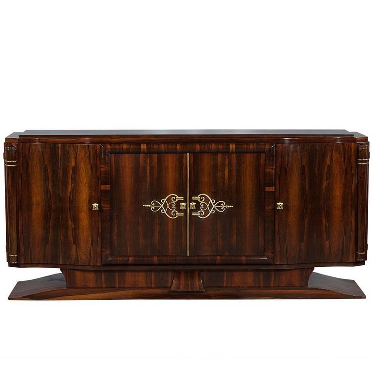 Vintage Art Deco Macassar Sideboard Buffet at 1stDibs art deco buffet