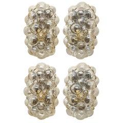 Helena Tynell/Limburg Bubble Glass Sconces, Two Pairs