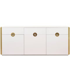 Willy Rizzo White Sideboard