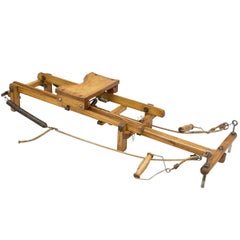 Vintage Wooden Rowing Machine