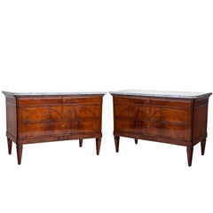 Walnut Chests of Drawers, 19th Century