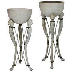 A Pair Of Torchere Jardinieres In The Manner Of Thomas Hope