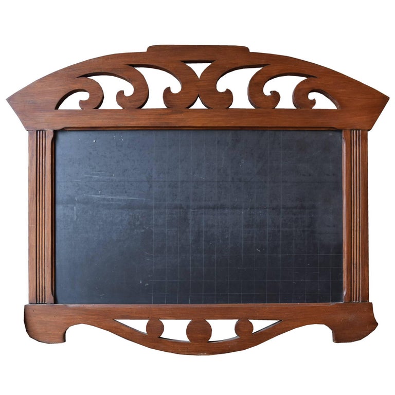German Wood and Slate Chalkboard For Sale at 1stDibs