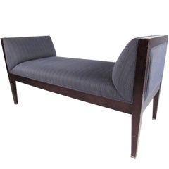Retro Milling Road Baker Furniture Upholstered Bench