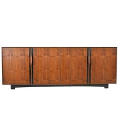 Used Walnut Credenza or Sideboard by John Kapel for Glenn of California, circa 1965