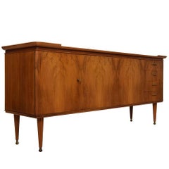 Midcentury Poly-Z Walnut Sideboard by A.A. Patijn for Zijlstra Joure