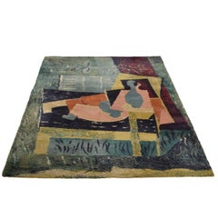 "Sleeping Women with a Bird" After Pablo Picasso Art Rug by Ege Axminster