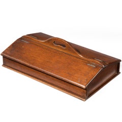 George III Period Mahogany Cutlery Box with a Carrying Handle