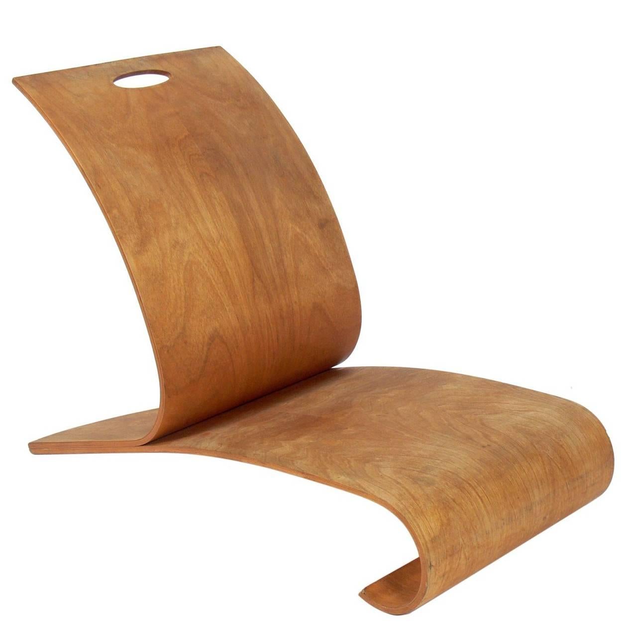 Curvaceous Bentwood Lounge Chair