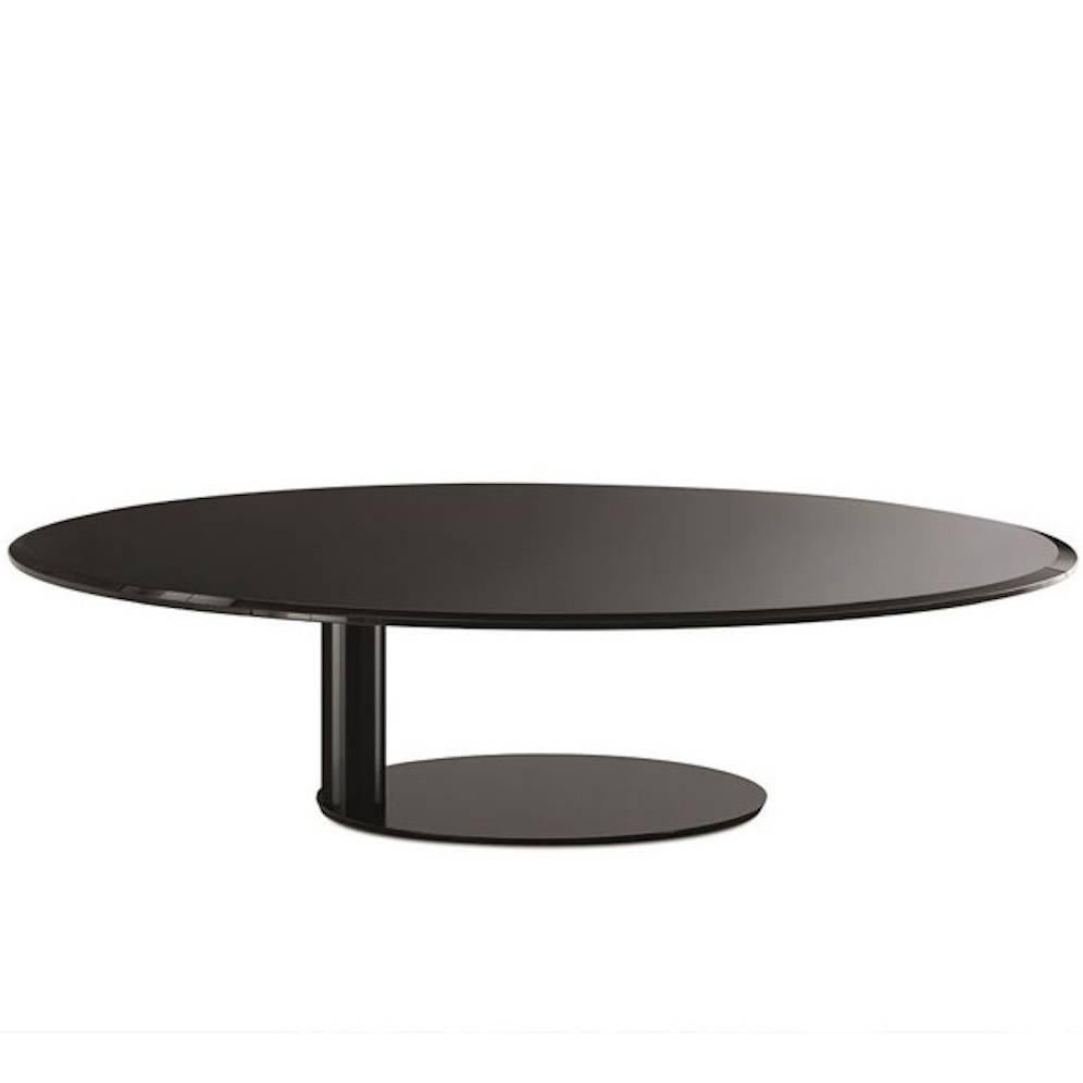 Oto Mini Coffee and Side Tables in Back-Painted Glass by Gallotti & Radice For Sale