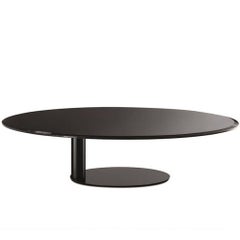 Oto Mini Coffee and Side Tables in Back-Painted Glass by Gallotti & Radice
