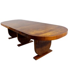1930s Large Art Deco Dining Table 1930s Large Art Deco Dining Table