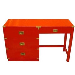 Drexel Heritage Lacquered Campaign Desk