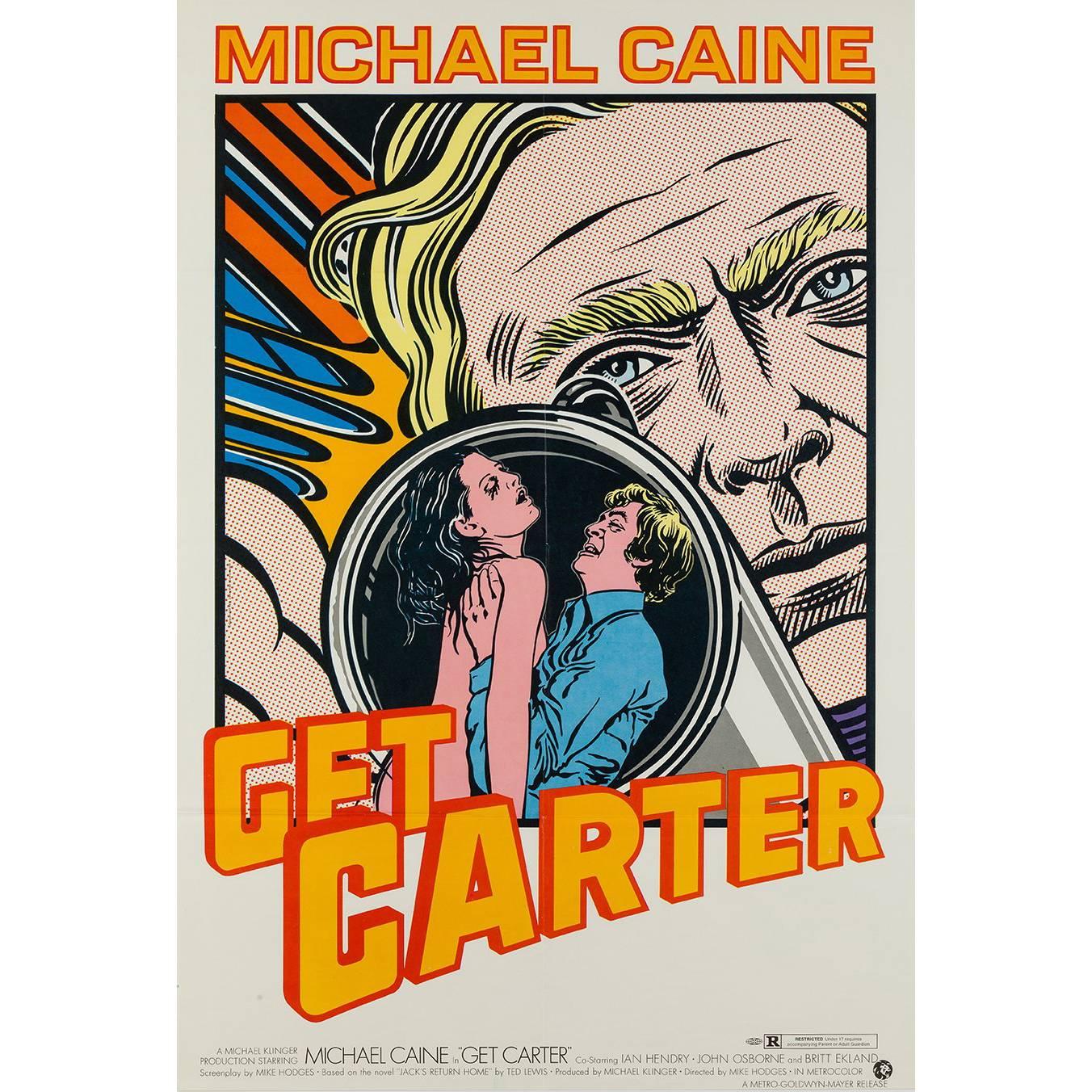 Get Carter Original US Film Poster, John Van Hamersveld, 1968