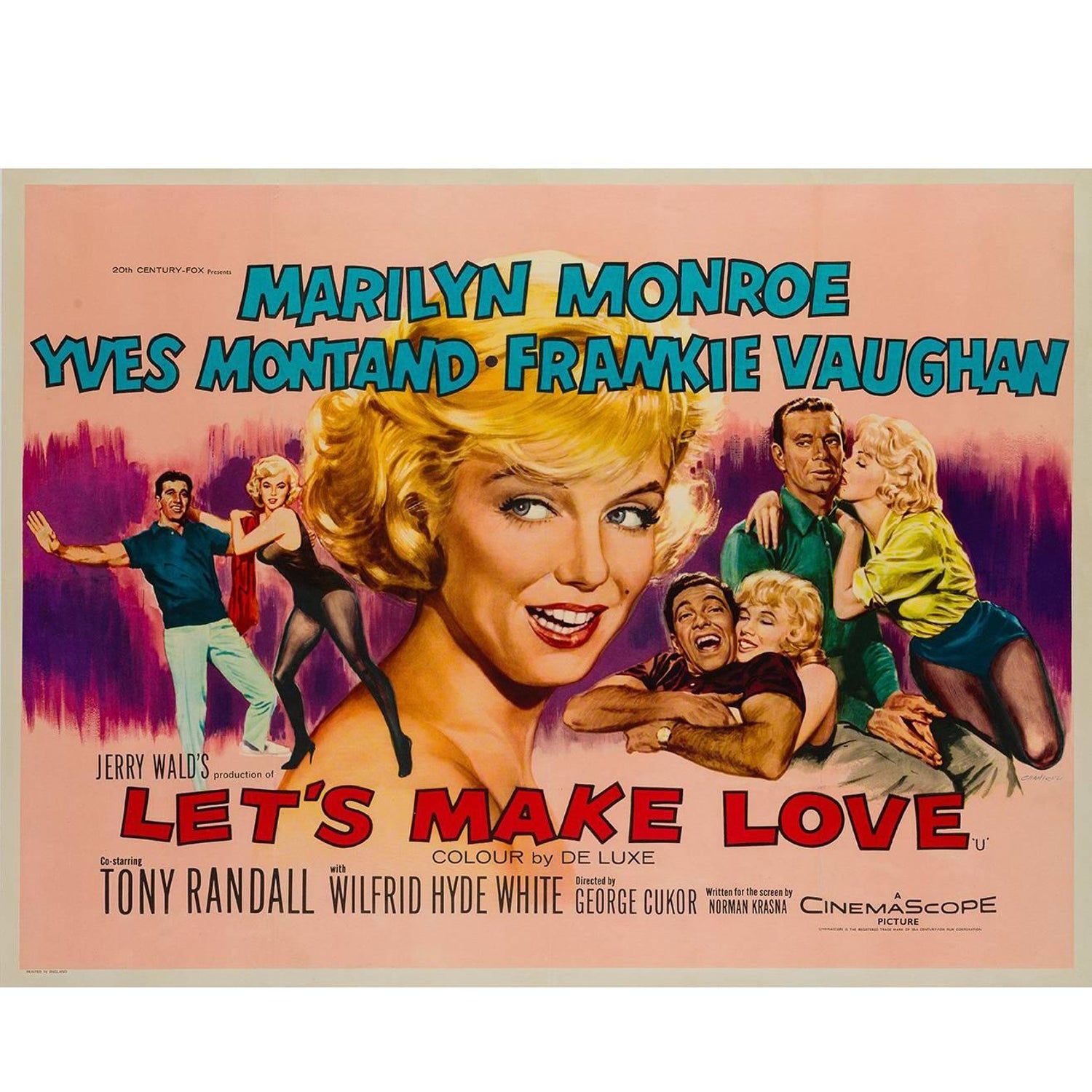 Let S Make Love Original Uk Film Poster Tom Chantrell 1960